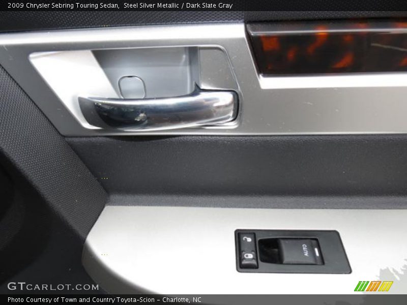 Steel Silver Metallic / Dark Slate Gray 2009 Chrysler Sebring Touring Sedan