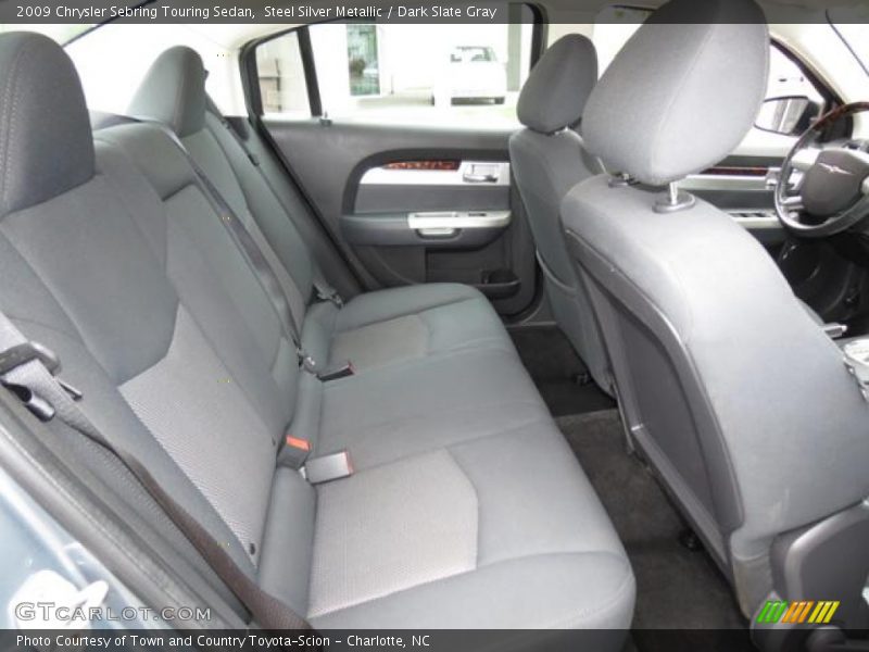 Steel Silver Metallic / Dark Slate Gray 2009 Chrysler Sebring Touring Sedan