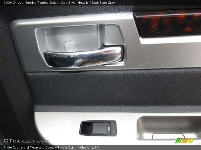 Steel Silver Metallic / Dark Slate Gray 2009 Chrysler Sebring Touring Sedan