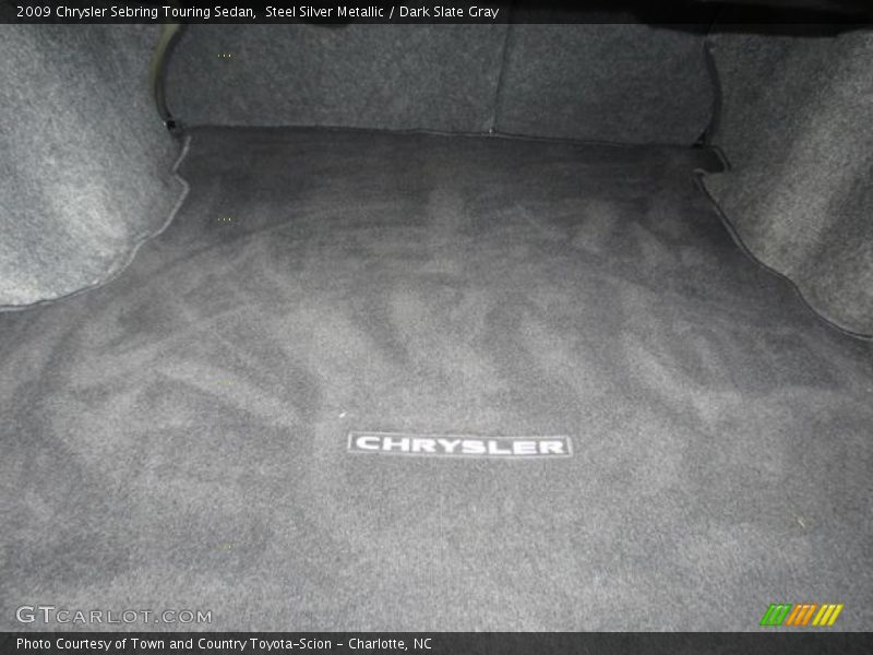 Steel Silver Metallic / Dark Slate Gray 2009 Chrysler Sebring Touring Sedan
