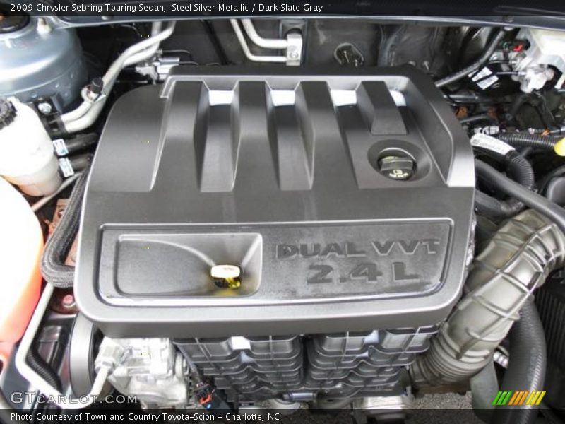 Steel Silver Metallic / Dark Slate Gray 2009 Chrysler Sebring Touring Sedan