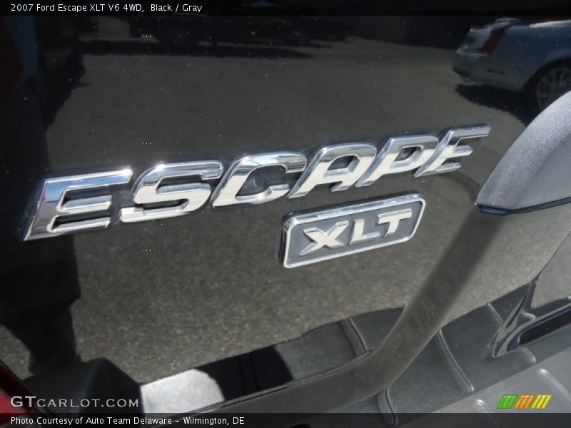 Black / Gray 2007 Ford Escape XLT V6 4WD