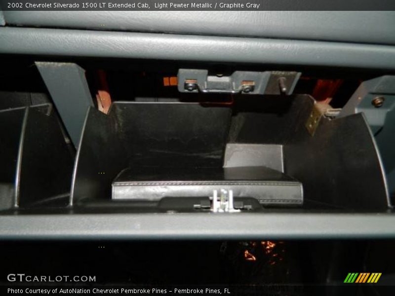 Light Pewter Metallic / Graphite Gray 2002 Chevrolet Silverado 1500 LT Extended Cab