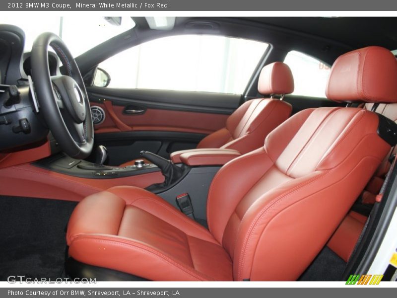  2012 M3 Coupe Fox Red Interior