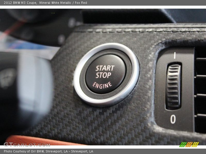 Controls of 2012 M3 Coupe