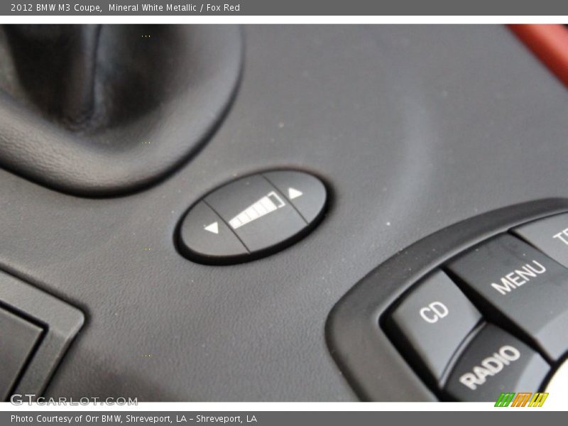 Controls of 2012 M3 Coupe