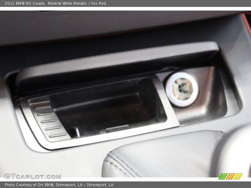 Mineral White Metallic / Fox Red 2012 BMW M3 Coupe
