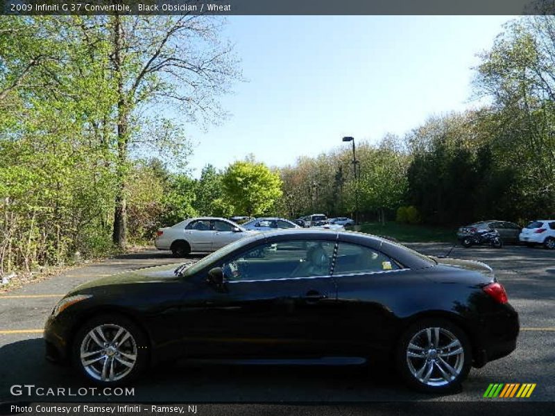 Black Obsidian / Wheat 2009 Infiniti G 37 Convertible
