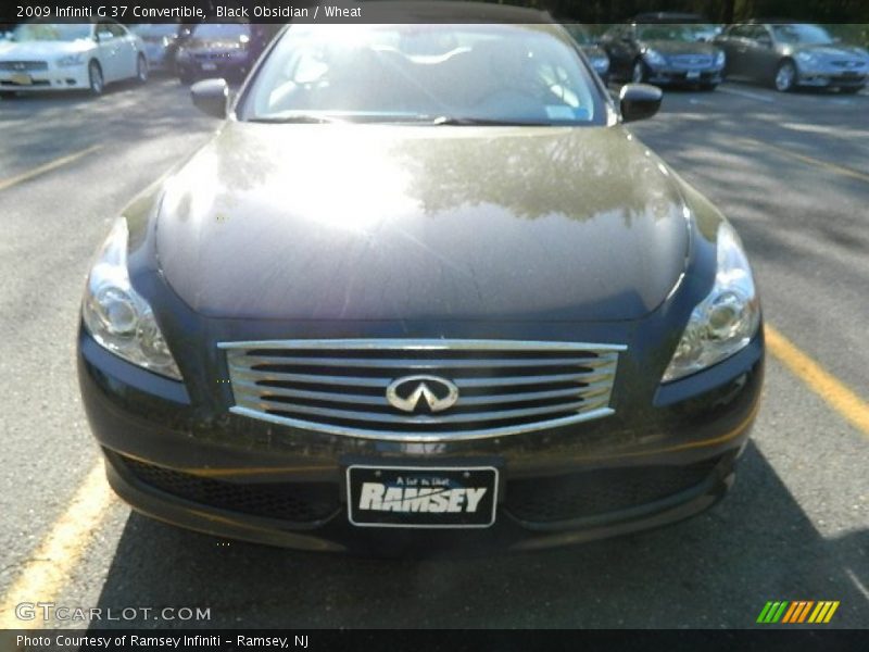 Black Obsidian / Wheat 2009 Infiniti G 37 Convertible