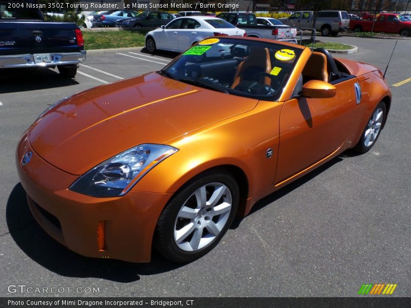 Le Mans Sunset Metallic / Burnt Orange 2004 Nissan 350Z Touring Roadster