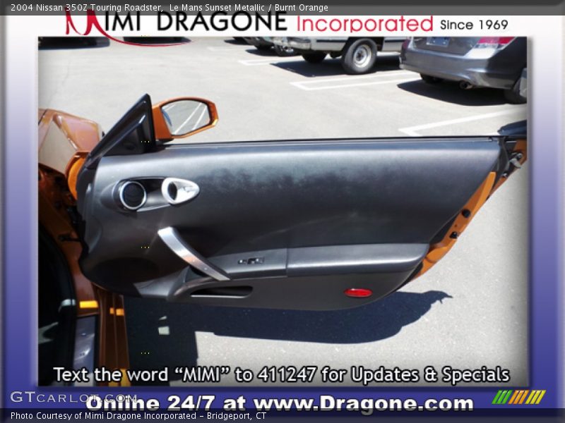Le Mans Sunset Metallic / Burnt Orange 2004 Nissan 350Z Touring Roadster