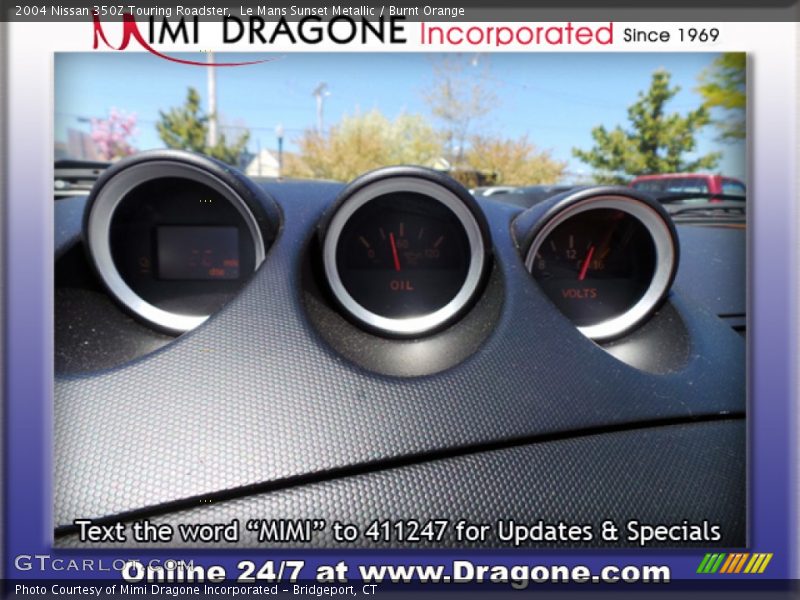 Le Mans Sunset Metallic / Burnt Orange 2004 Nissan 350Z Touring Roadster