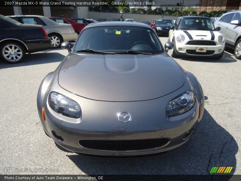Galaxy Gray Mica / Black 2007 Mazda MX-5 Miata Grand Touring Hardtop Roadster