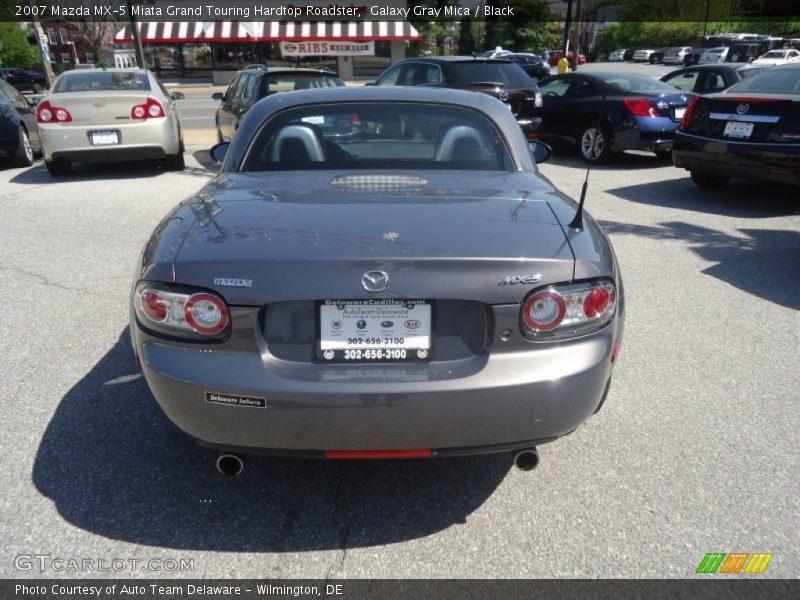 Galaxy Gray Mica / Black 2007 Mazda MX-5 Miata Grand Touring Hardtop Roadster