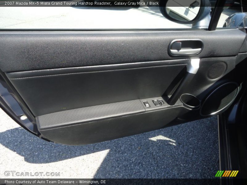 Galaxy Gray Mica / Black 2007 Mazda MX-5 Miata Grand Touring Hardtop Roadster
