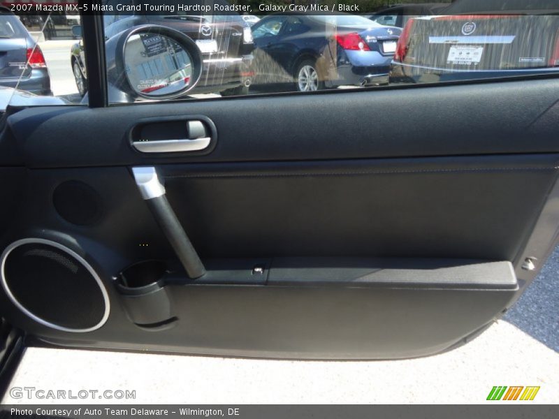 Galaxy Gray Mica / Black 2007 Mazda MX-5 Miata Grand Touring Hardtop Roadster