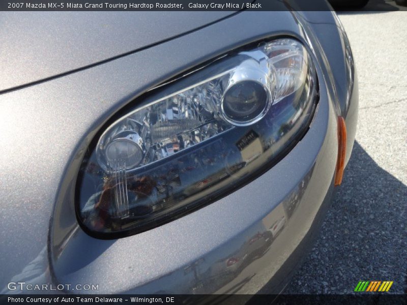 Galaxy Gray Mica / Black 2007 Mazda MX-5 Miata Grand Touring Hardtop Roadster