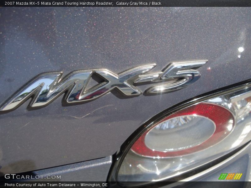 Galaxy Gray Mica / Black 2007 Mazda MX-5 Miata Grand Touring Hardtop Roadster