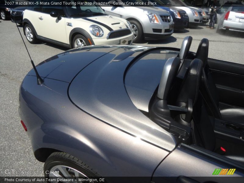 Galaxy Gray Mica / Black 2007 Mazda MX-5 Miata Grand Touring Hardtop Roadster