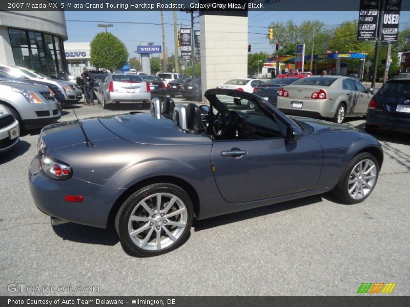 Galaxy Gray Mica / Black 2007 Mazda MX-5 Miata Grand Touring Hardtop Roadster