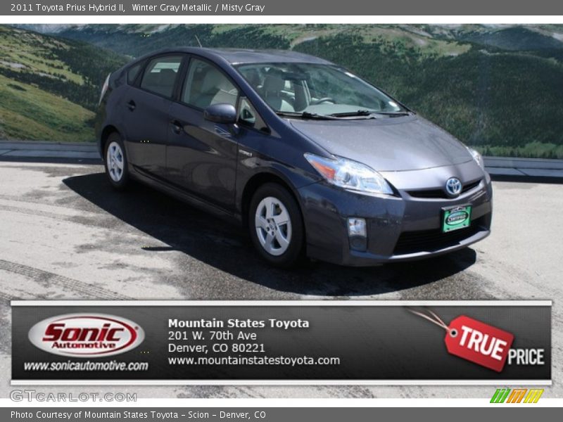 Winter Gray Metallic / Misty Gray 2011 Toyota Prius Hybrid II