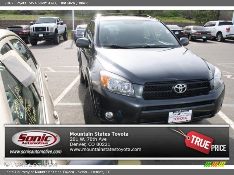 Flint Mica / Black 2007 Toyota RAV4 Sport 4WD