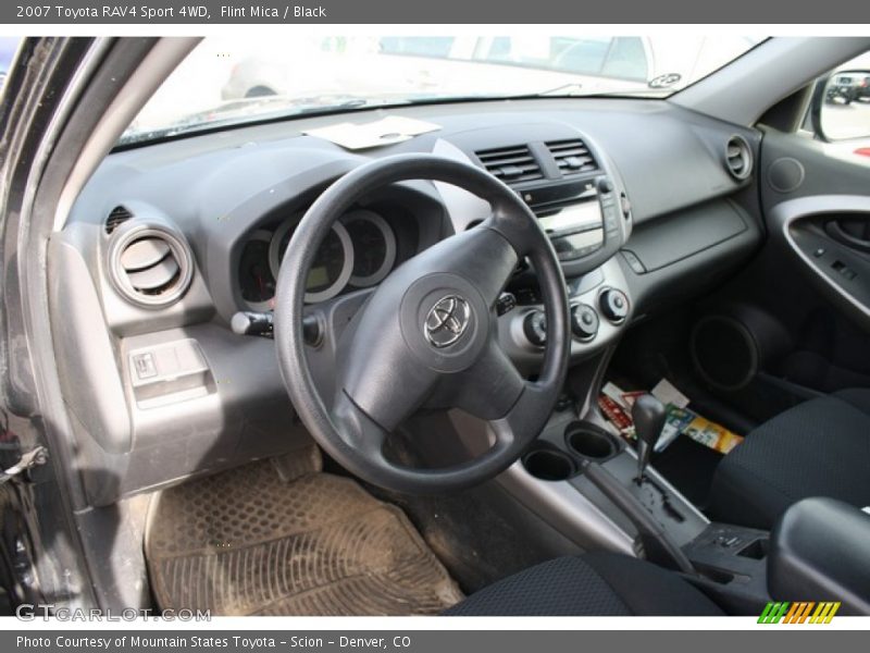 Flint Mica / Black 2007 Toyota RAV4 Sport 4WD