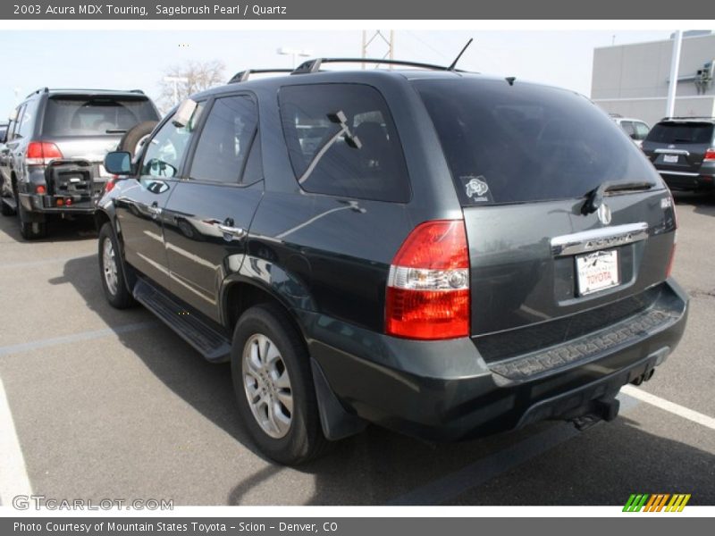 Sagebrush Pearl / Quartz 2003 Acura MDX Touring