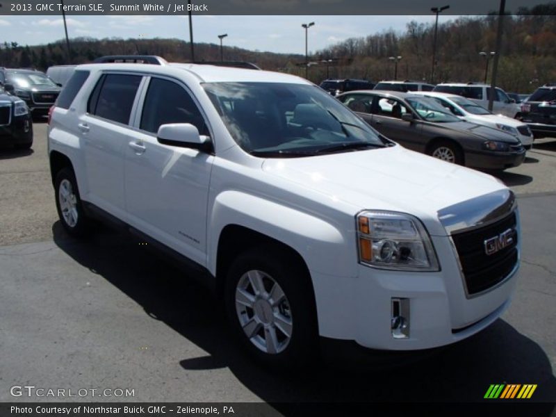 Summit White / Jet Black 2013 GMC Terrain SLE