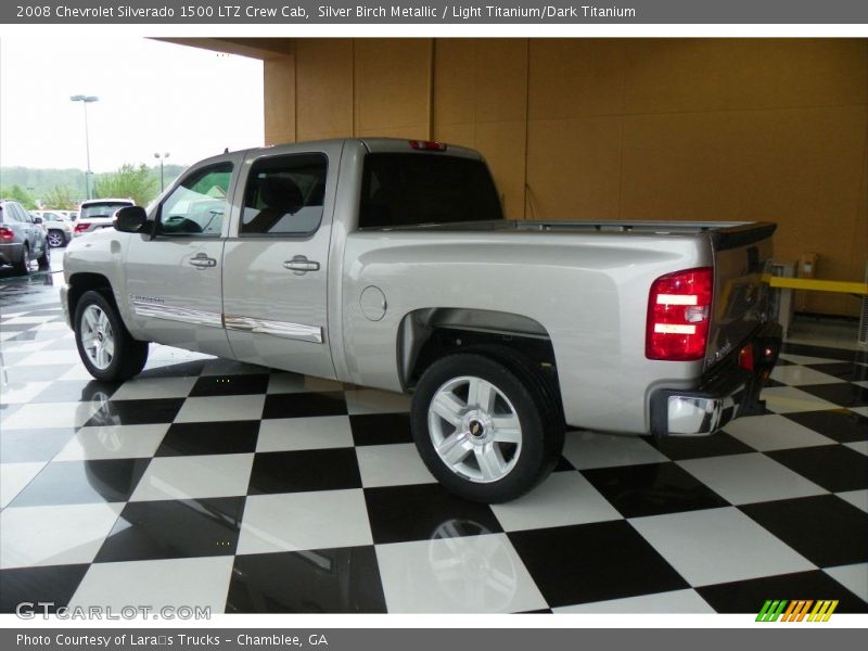 Silver Birch Metallic / Light Titanium/Dark Titanium 2008 Chevrolet Silverado 1500 LTZ Crew Cab