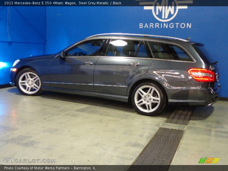Steel Grey Metallic / Black 2013 Mercedes-Benz E 350 4Matic Wagon