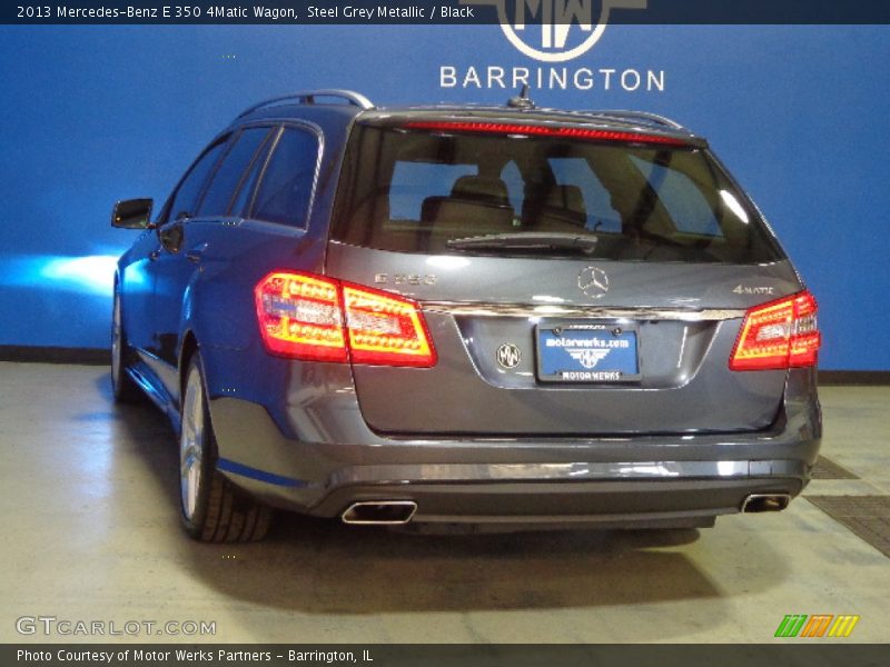 Steel Grey Metallic / Black 2013 Mercedes-Benz E 350 4Matic Wagon