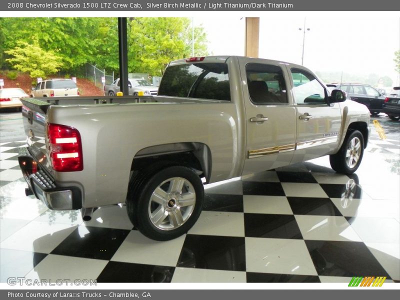 Silver Birch Metallic / Light Titanium/Dark Titanium 2008 Chevrolet Silverado 1500 LTZ Crew Cab