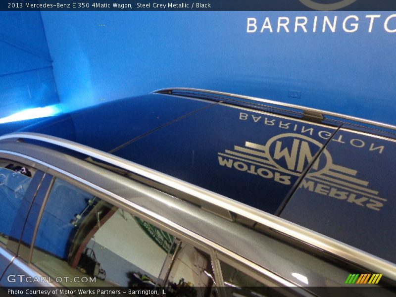 Steel Grey Metallic / Black 2013 Mercedes-Benz E 350 4Matic Wagon