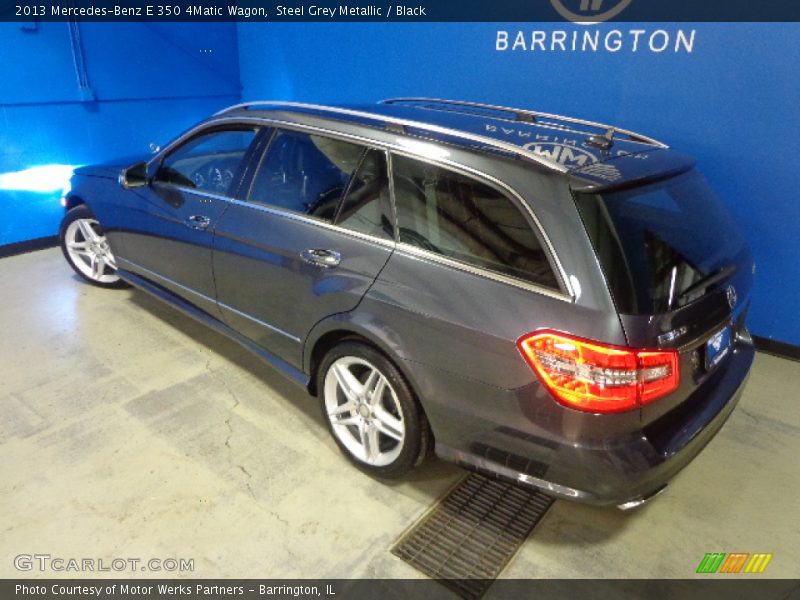 Steel Grey Metallic / Black 2013 Mercedes-Benz E 350 4Matic Wagon