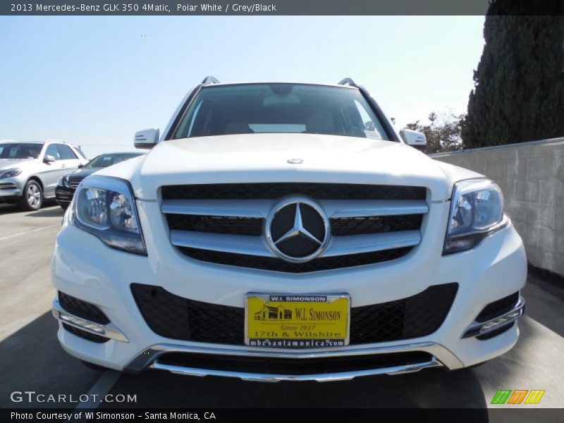 Polar White / Grey/Black 2013 Mercedes-Benz GLK 350 4Matic
