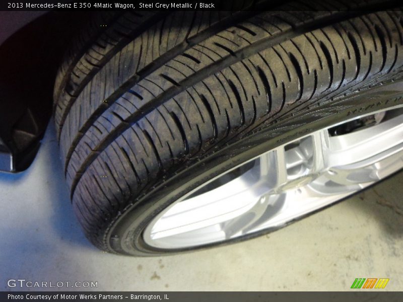 Steel Grey Metallic / Black 2013 Mercedes-Benz E 350 4Matic Wagon