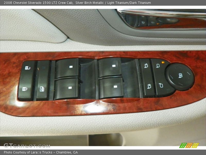 Silver Birch Metallic / Light Titanium/Dark Titanium 2008 Chevrolet Silverado 1500 LTZ Crew Cab