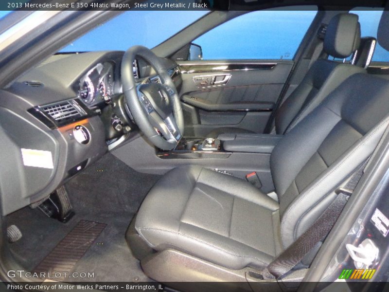 Steel Grey Metallic / Black 2013 Mercedes-Benz E 350 4Matic Wagon