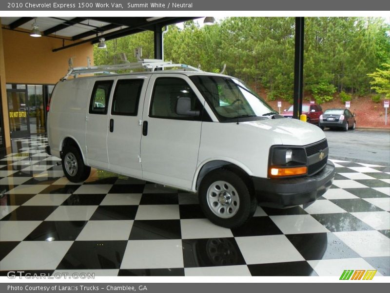 Summit White / Neutral 2010 Chevrolet Express 1500 Work Van