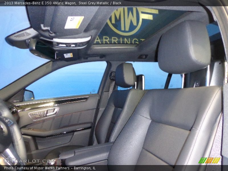 Steel Grey Metallic / Black 2013 Mercedes-Benz E 350 4Matic Wagon