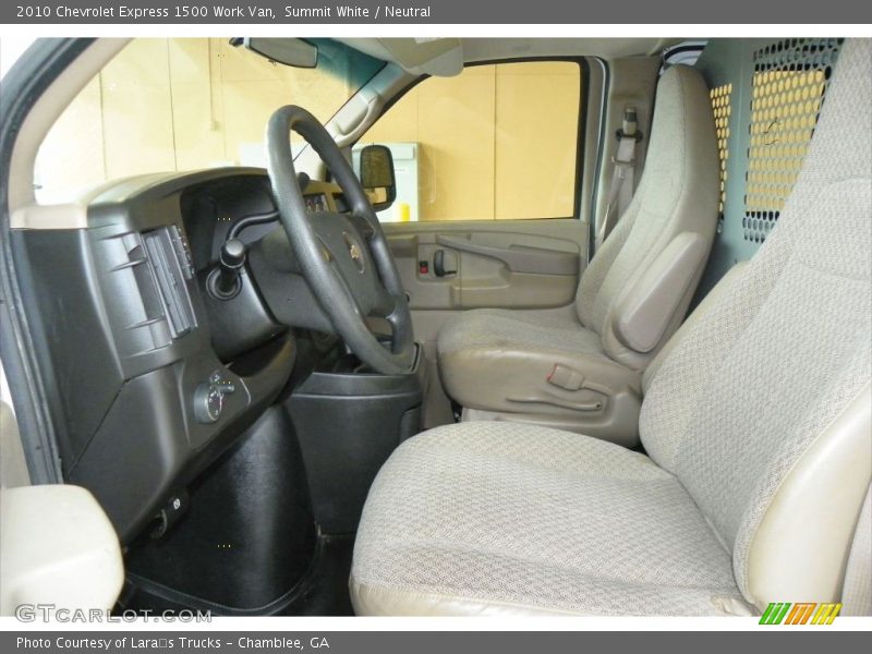 Summit White / Neutral 2010 Chevrolet Express 1500 Work Van