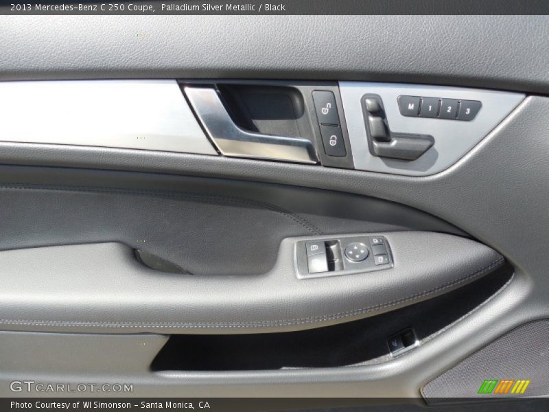 Palladium Silver Metallic / Black 2013 Mercedes-Benz C 250 Coupe