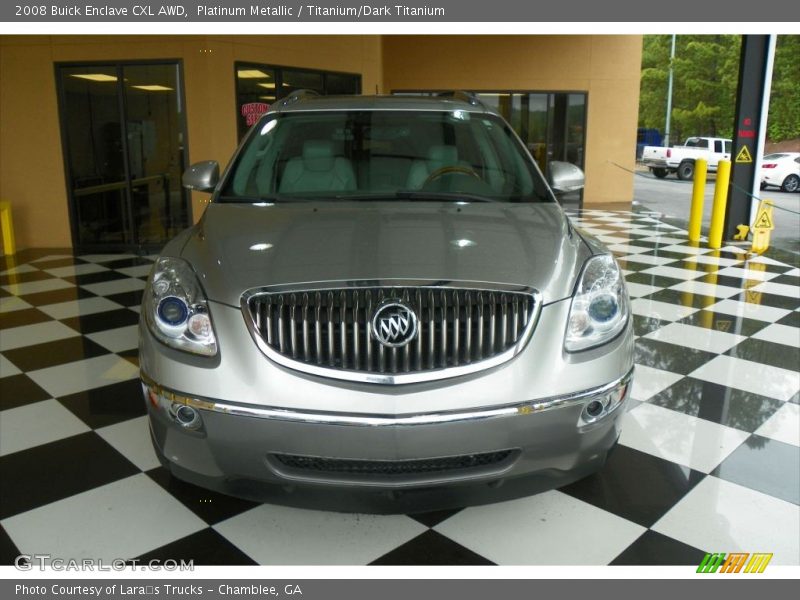 Platinum Metallic / Titanium/Dark Titanium 2008 Buick Enclave CXL AWD