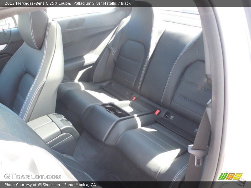 Palladium Silver Metallic / Black 2013 Mercedes-Benz C 250 Coupe