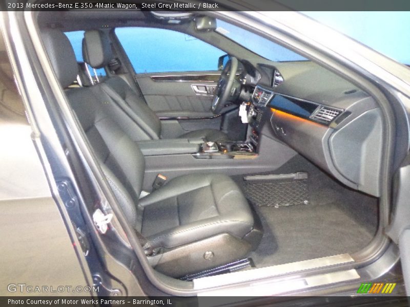 Steel Grey Metallic / Black 2013 Mercedes-Benz E 350 4Matic Wagon