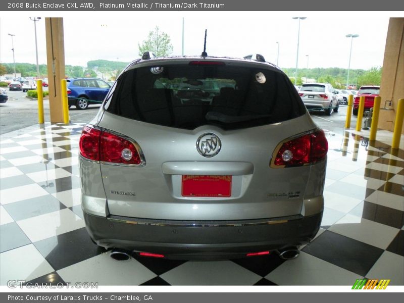 Platinum Metallic / Titanium/Dark Titanium 2008 Buick Enclave CXL AWD
