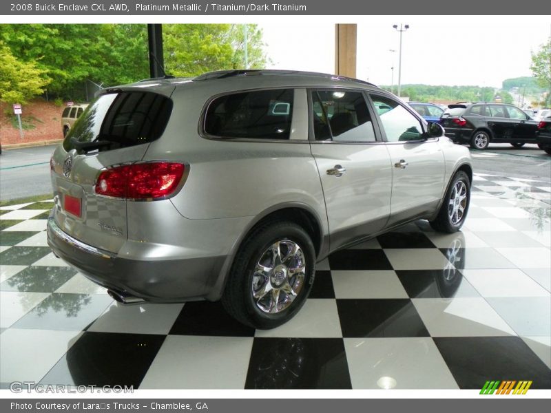Platinum Metallic / Titanium/Dark Titanium 2008 Buick Enclave CXL AWD