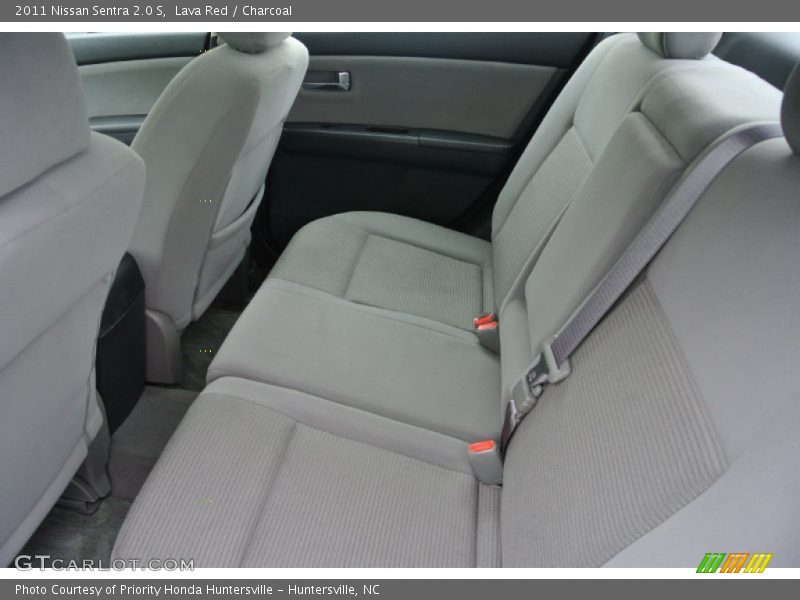 Lava Red / Charcoal 2011 Nissan Sentra 2.0 S