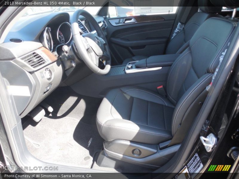 Black / Black 2013 Mercedes-Benz ML 350 4Matic